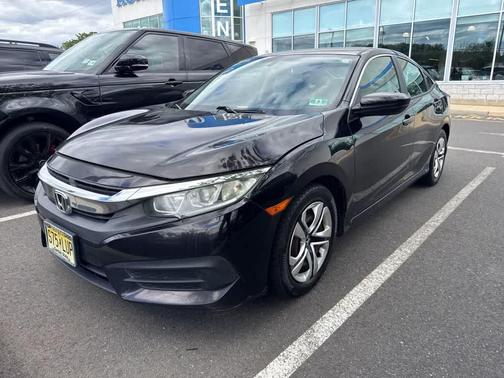 Burgundy Night Pearl 2016 Honda Civic LX