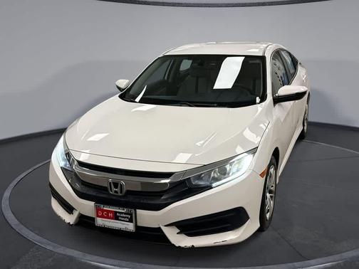 Taffeta White 2017 Honda Civic LX