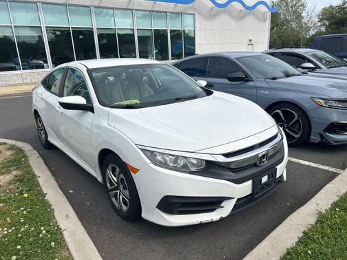 Taffeta White 2017 Honda Civic LX