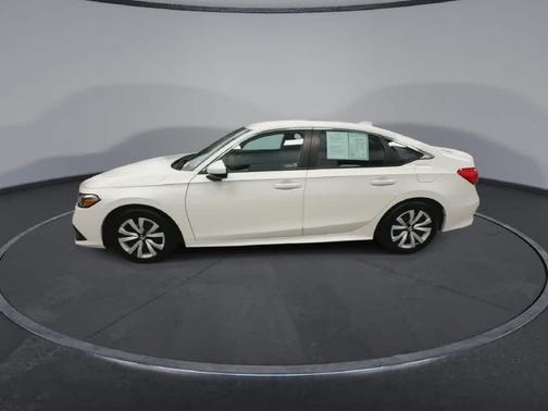 Platinum White Pearl 2024 Honda Civic LX