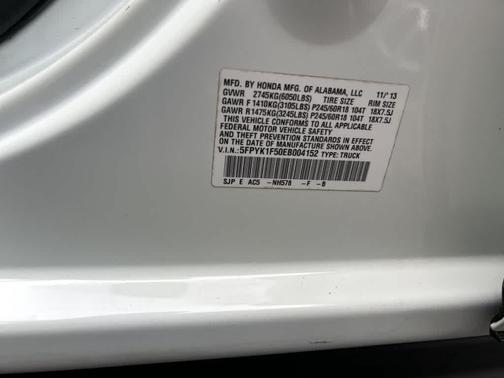 2014 Honda Ridgeline 