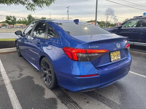 Aegean Blue Metallic 2024 Honda Civic Sport