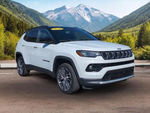 Bright White Clearcoat 2023 Jeep Compass Limited