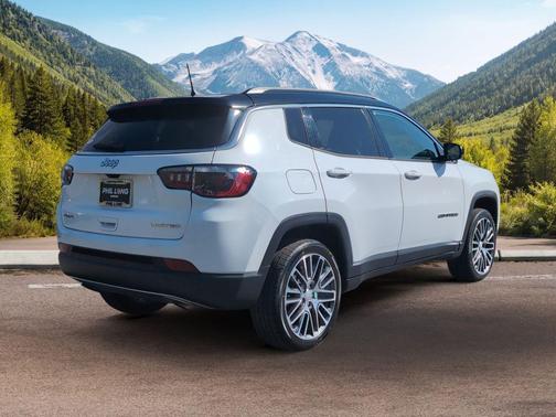 Bright White Clearcoat 2023 Jeep Compass Limited