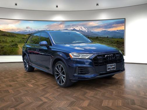 Navarra Blue Metallic 2021 Audi Q7 55 Premium Plus