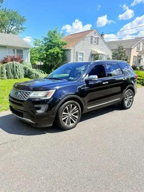 White Platinum Metallic Tri-Coat 2016 Ford Explorer Platinum