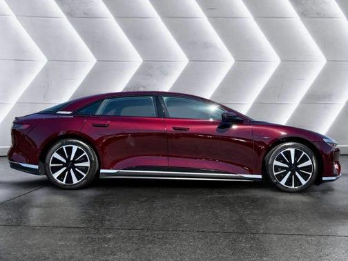 Burgundy 2023 Lucid Air Pure