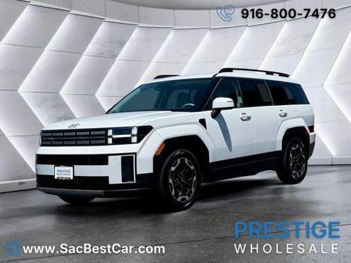 White 2024 Hyundai SANTA FE SEL
