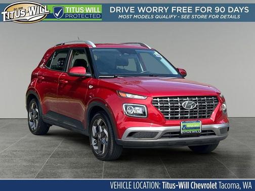 Ultimate Red 2025 Hyundai VENUE SEL