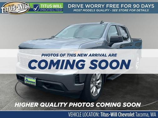 Satin Steel Metallic 2021 Chevrolet Silverado 1500 Custom