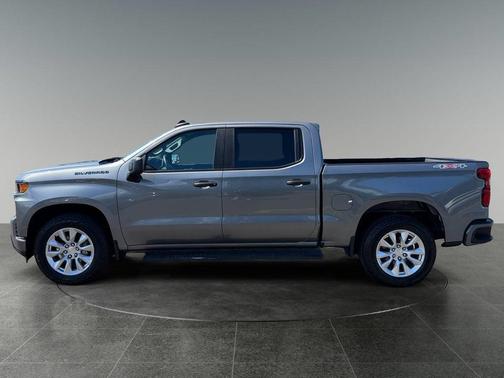 Satin Steel Metallic 2021 Chevrolet Silverado 1500 Custom
