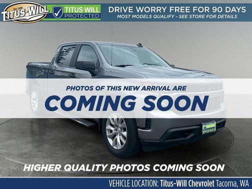 Satin Steel Metallic 2021 Chevrolet Silverado 1500 Custom