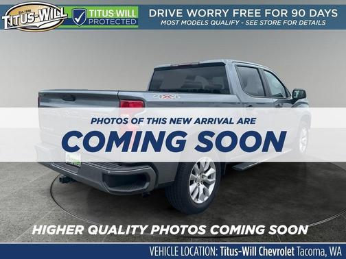 Satin Steel Metallic 2021 Chevrolet Silverado 1500 Custom