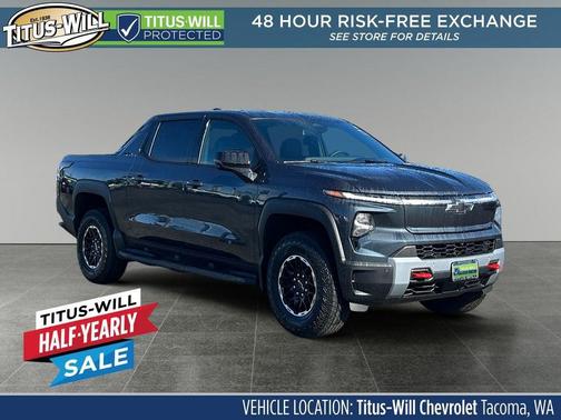 Blue Smoke Metallic 2026 Chevrolet Silverado EV Trail Boss