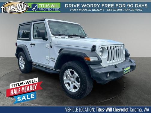 Bright White Clearcoat 2018 Jeep Wrangler Sport S