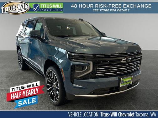 Lakeshore Blue Metallic 2026 Chevrolet Tahoe 4WD High Country