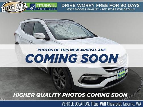 Frost White Pearl 2017 Hyundai Santa Fe Sport 2.0L Turbo Ultimate