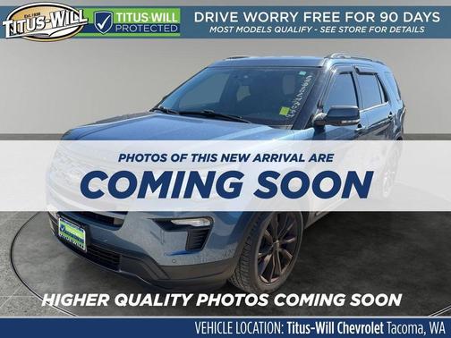 Blue Metallic 2018 Ford Explorer XLT
