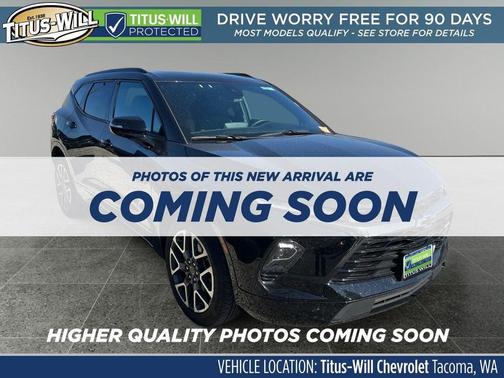Black 2025 Chevrolet Blazer RS