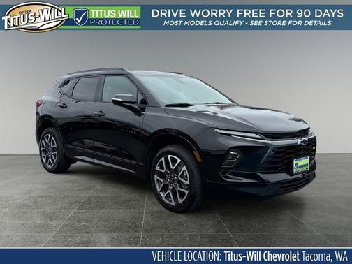 Black 2025 Chevrolet Blazer RS