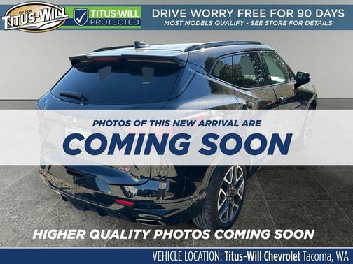 Black 2025 Chevrolet Blazer RS
