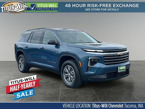 Lakeshore Blue Metallic 2026 Chevrolet Traverse LT