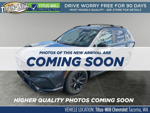 Gray 2024 Honda CR-V Hybrid Sport AWD