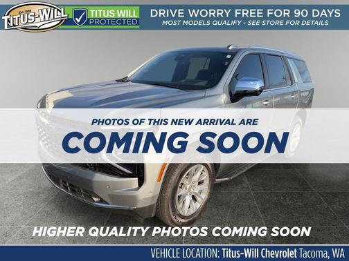 Sterling Gray Metallic 2025 Chevrolet Tahoe Premier