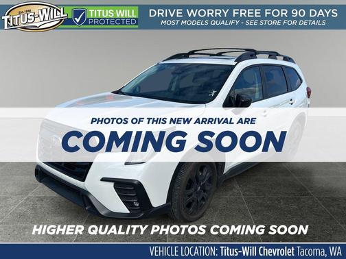 Crystal White Pearl 2024 Subaru Ascent Onyx Edition Limited 7-Passenger