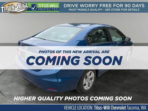 Dyno Blue Pearl 2015 Honda Civic LX