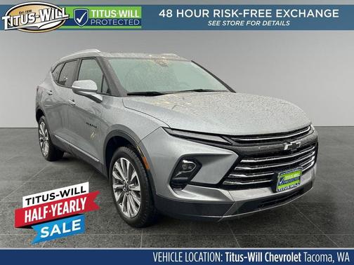 Sterling Gray Metallic 2025 Chevrolet Blazer Premier