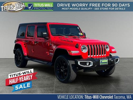 Firecracker Red Clearcoat 2021 Jeep Wrangler Unlimited 4xe Sahara