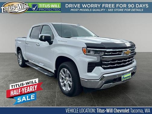 Summit White 2025 Chevrolet Silverado 1500 LTZ