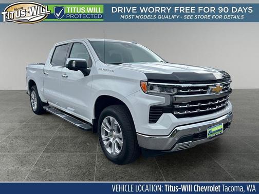 Summit White 2025 Chevrolet Silverado 1500 LTZ