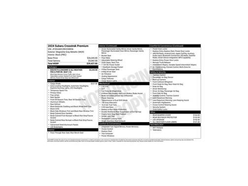 2024 Subaru Crosstrek Premium