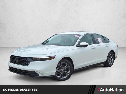 Platinum White Pearl 2024 Honda Accord EX