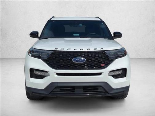Star White Metallic Tri-Coat 2023 Ford Explorer ST