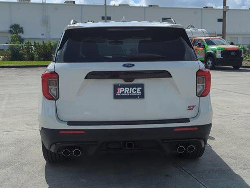 Star White Metallic Tri-Coat 2023 Ford Explorer ST