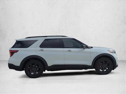 Star White Metallic Tri-Coat 2023 Ford Explorer ST