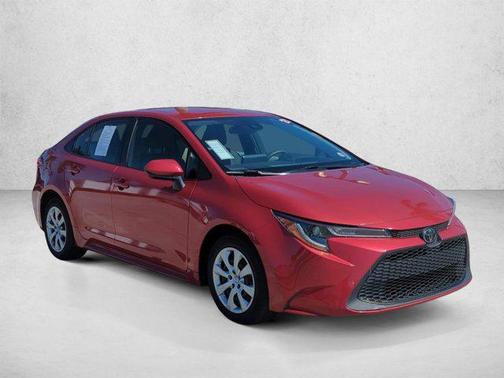 Barcelona Red Metallic 2021 Toyota Corolla LE
