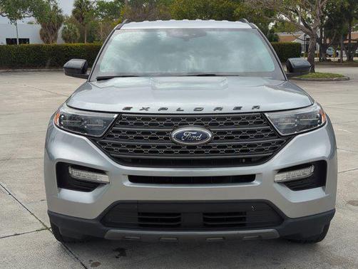 Iconic Silver Metallic 2023 Ford Explorer XLT