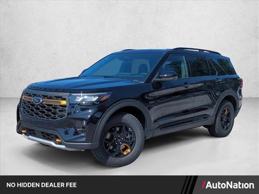 Agate Black Metallic 2026 Ford Explorer Tremor