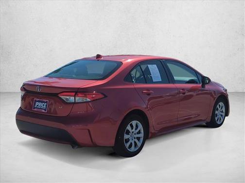 Barcelona Red Metallic 2021 Toyota Corolla LE
