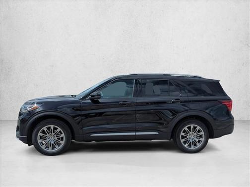 Agate Black Metallic 2026 Ford Explorer Platinum