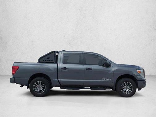 Gun Metallic 2024 Nissan Titan SV