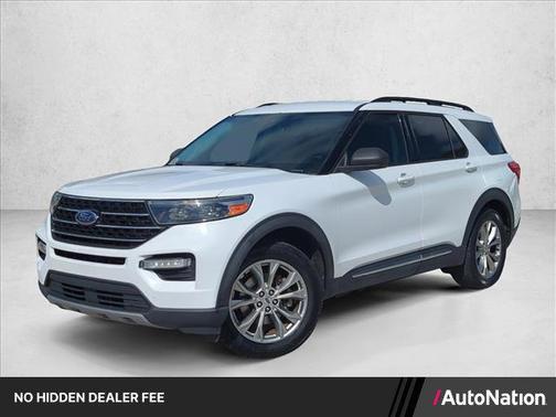 Oxford White 2021 Ford Explorer XLT