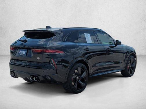 Santorini Black Metallic 2024 Jaguar F-PACE SVR P550 AWD Automatic
