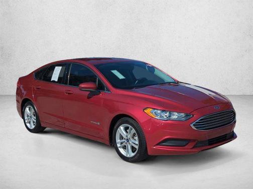 Ruby Red Metallic Tinted Clearcoat 2018 Ford Fusion Hybrid SE