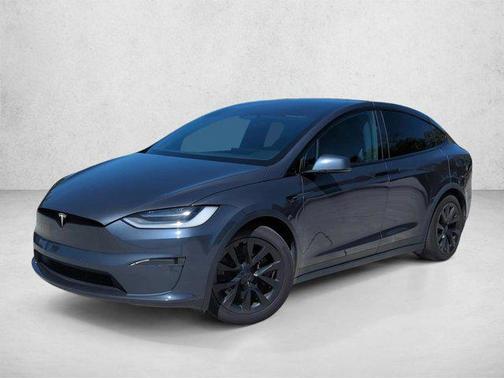 Deep Blue Metallic 2022 Tesla Model X Dual Motor All-Wheel Drive