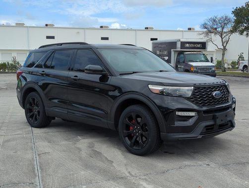 Agate Black Metallic 2021 Ford Explorer ST